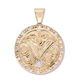 SOLD Richie Baker Gold Raven Pendant