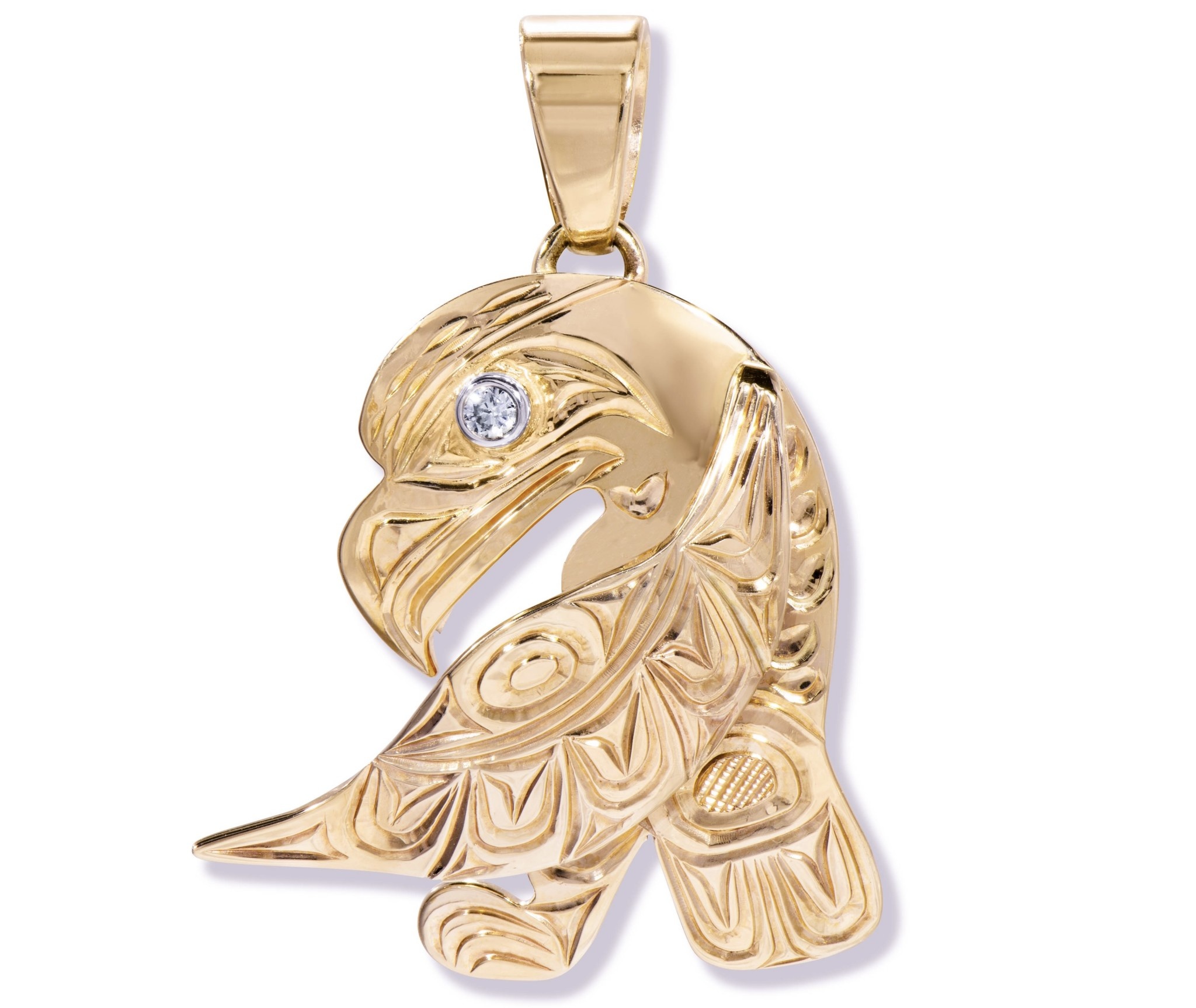 SOLD  Richie Baker Cutout Eagle Pendant
