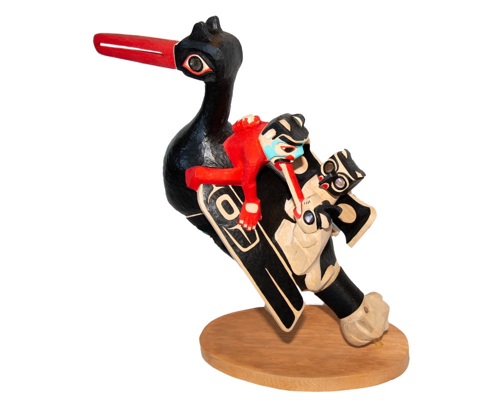 Tlingit Oyster Catcher Rattle