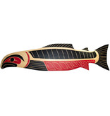 Pacific Northwest Indigenous Art Salmon Plaque