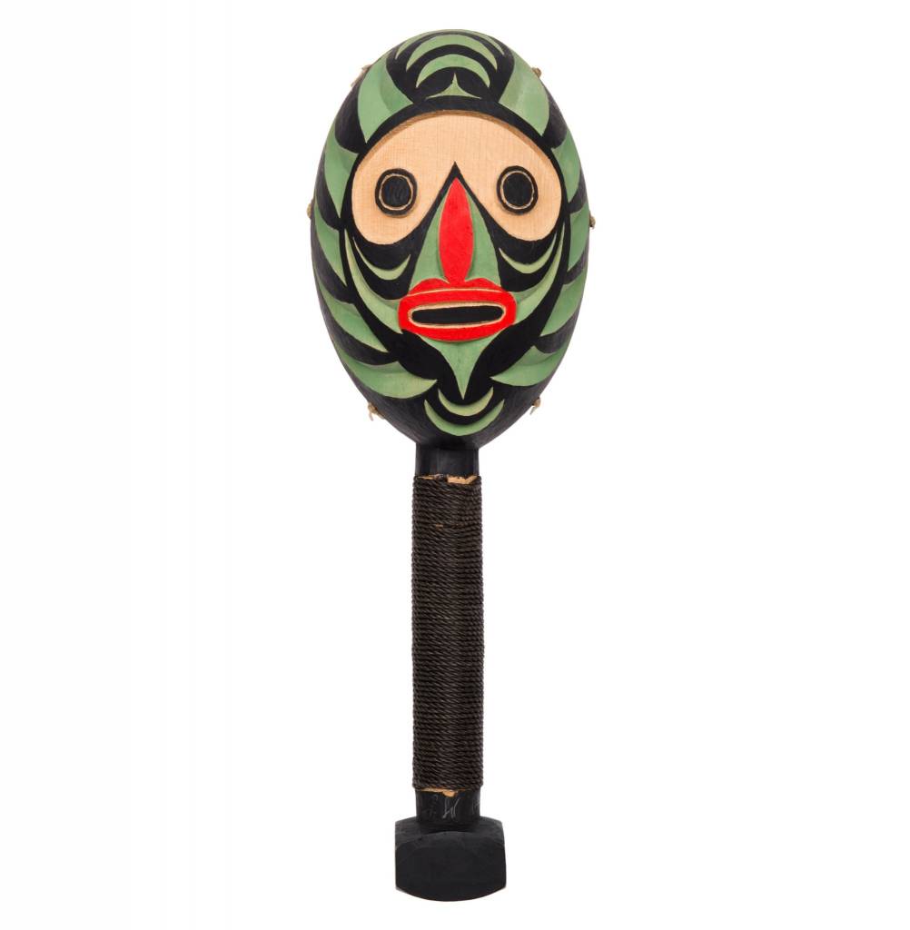 SOLD  Coast Salish Yellow Cedar Rattle