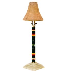 Lamp with Beaded Stand by Percy Casper (Secwepemc).