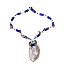 Shell and Trade Bead Necklace by Donna Hanson (Homalco).