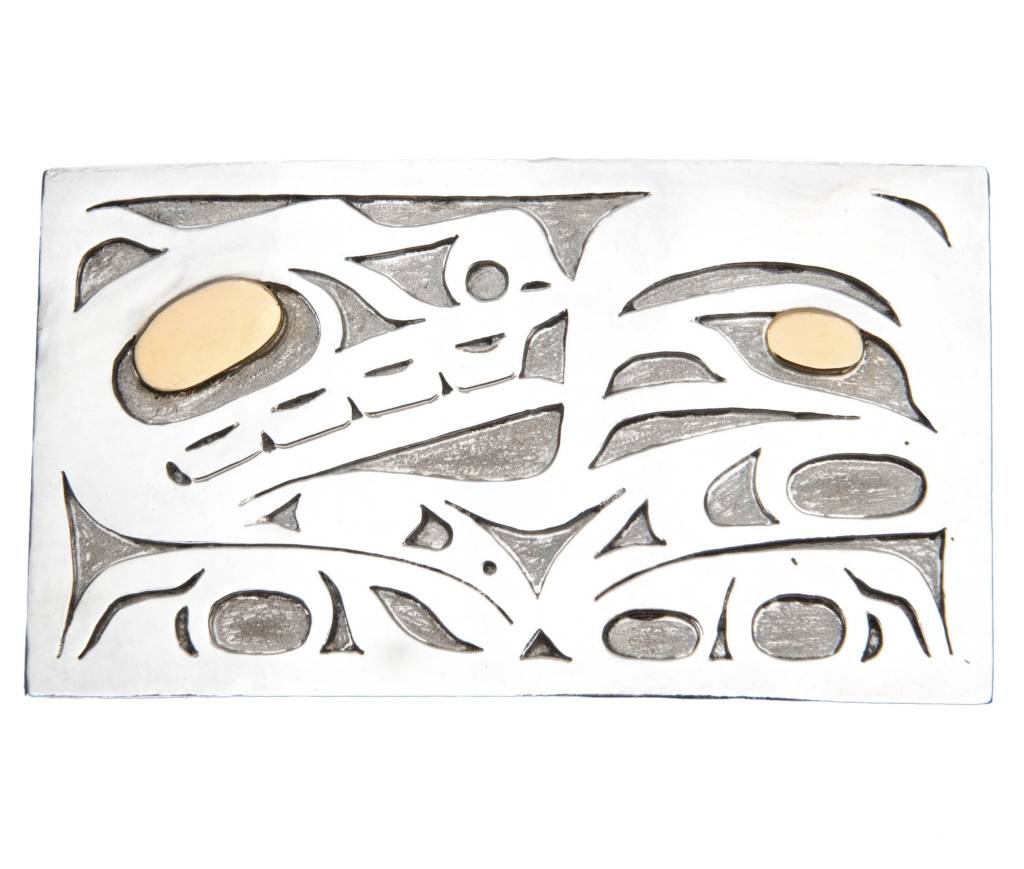 CUSTOM ORDER  Handmade Wolf Belt Buckle
