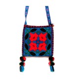 Hand Woven 10" by 10" Medicine Bag (Huichol).