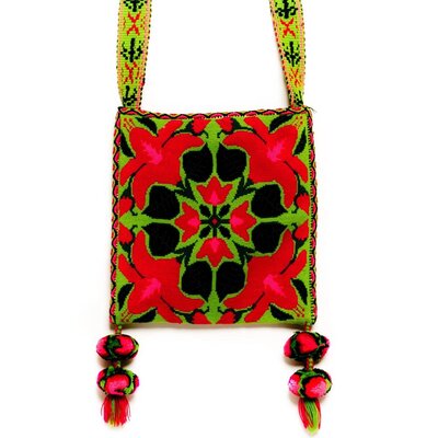 Woven 11" by 11" Peyote Bag