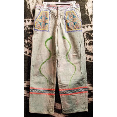 Shipibo Embroidered Pants