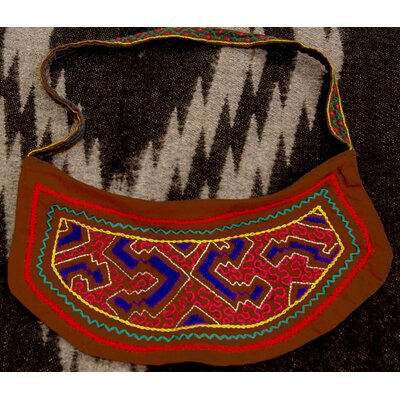 14" by 7" Medicine Bag by Elisa Vargas (Shipibo).
