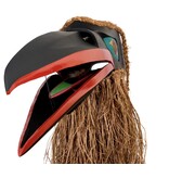 CUSTOM ORDER  Raven with Frog and Human Mask