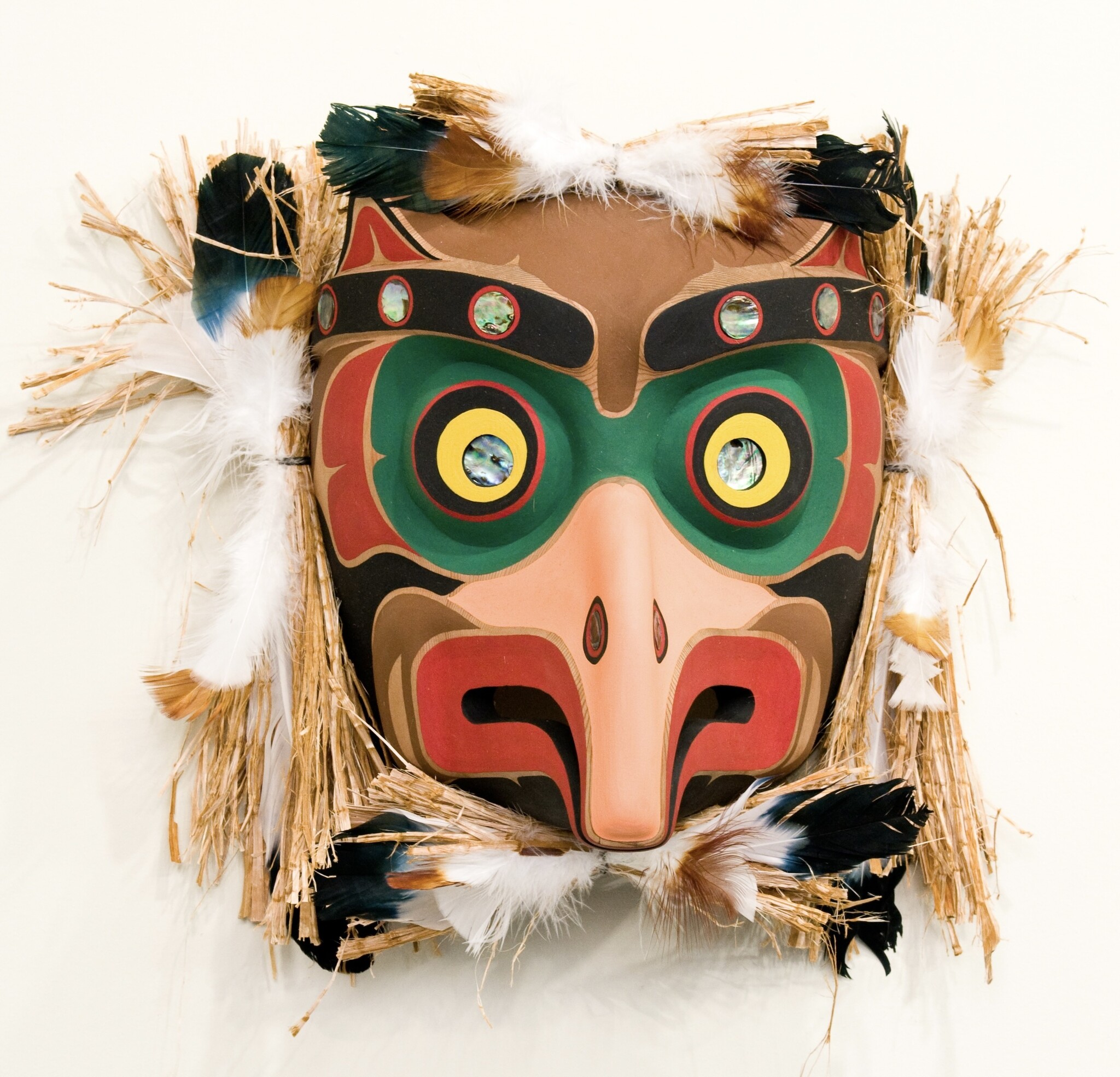 CUSTOM ORDER  Indigenous Owl Mask