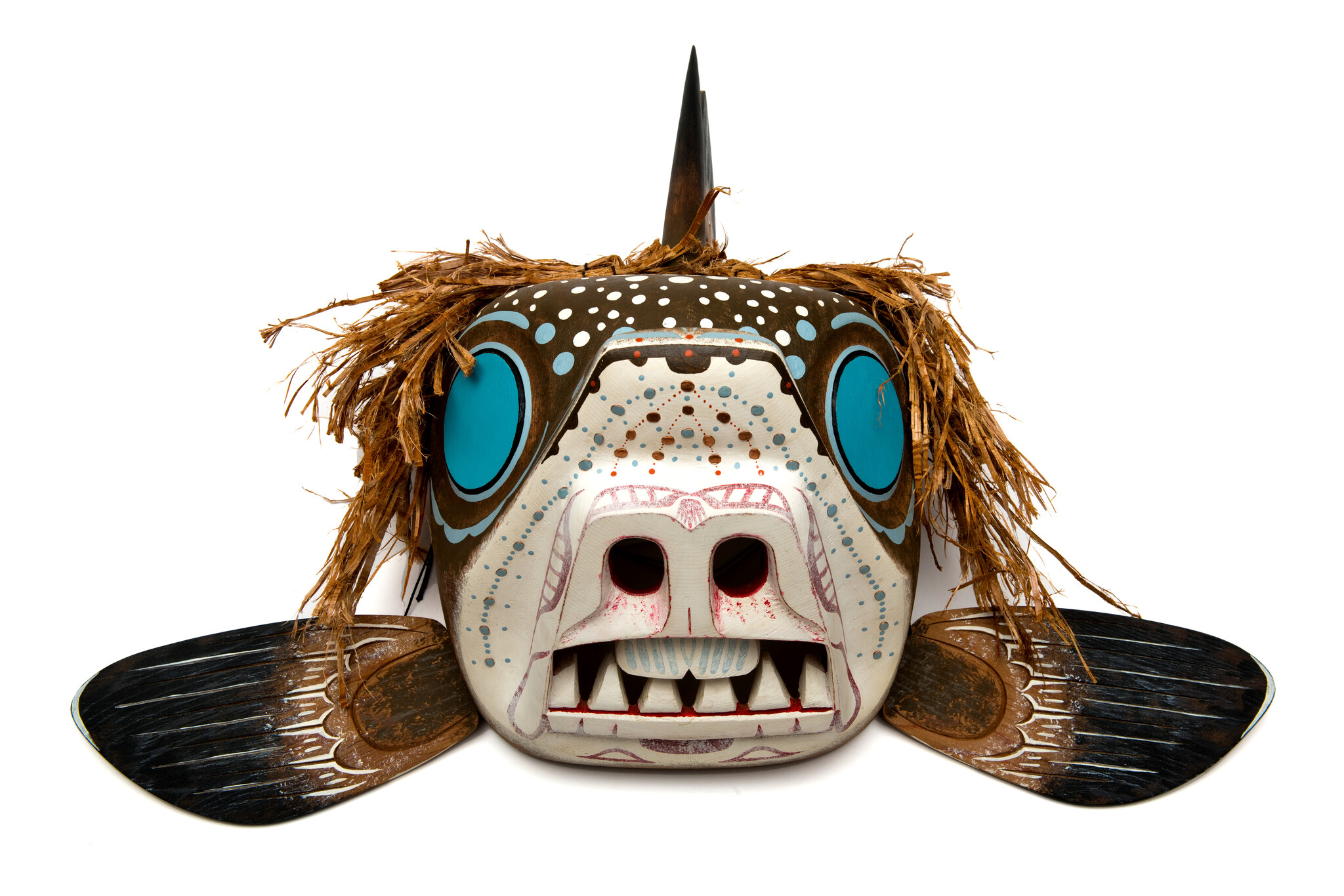 SOLD  Indigenous Art Ratfish Mask
