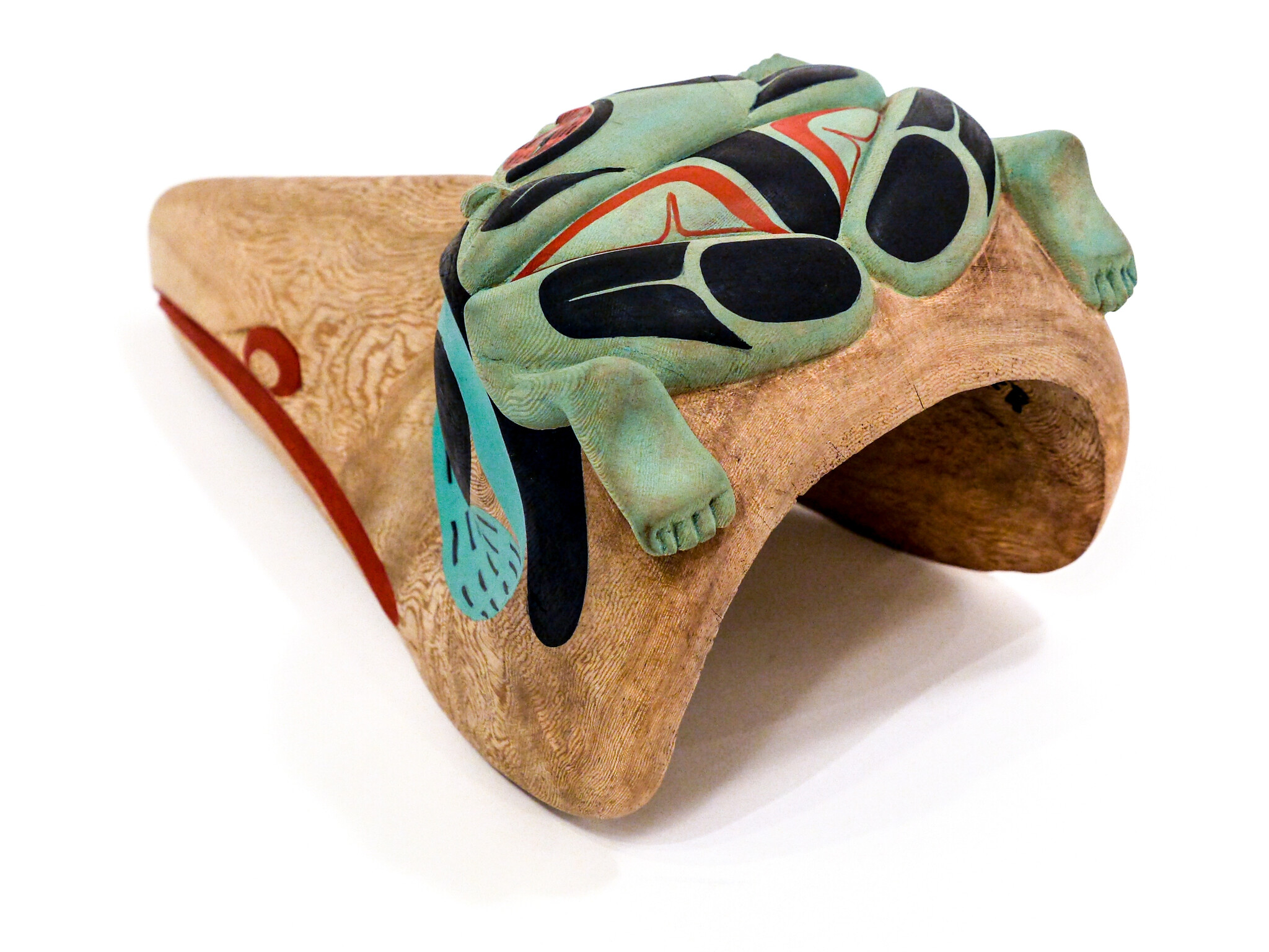 SOLD  Tsimshian Raven Frog Mask