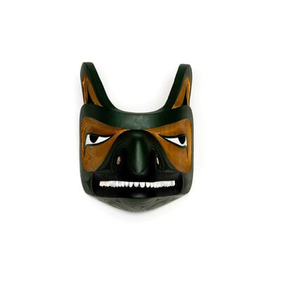 CUSTOM ORDER  Wolf Mask Coast Salish
