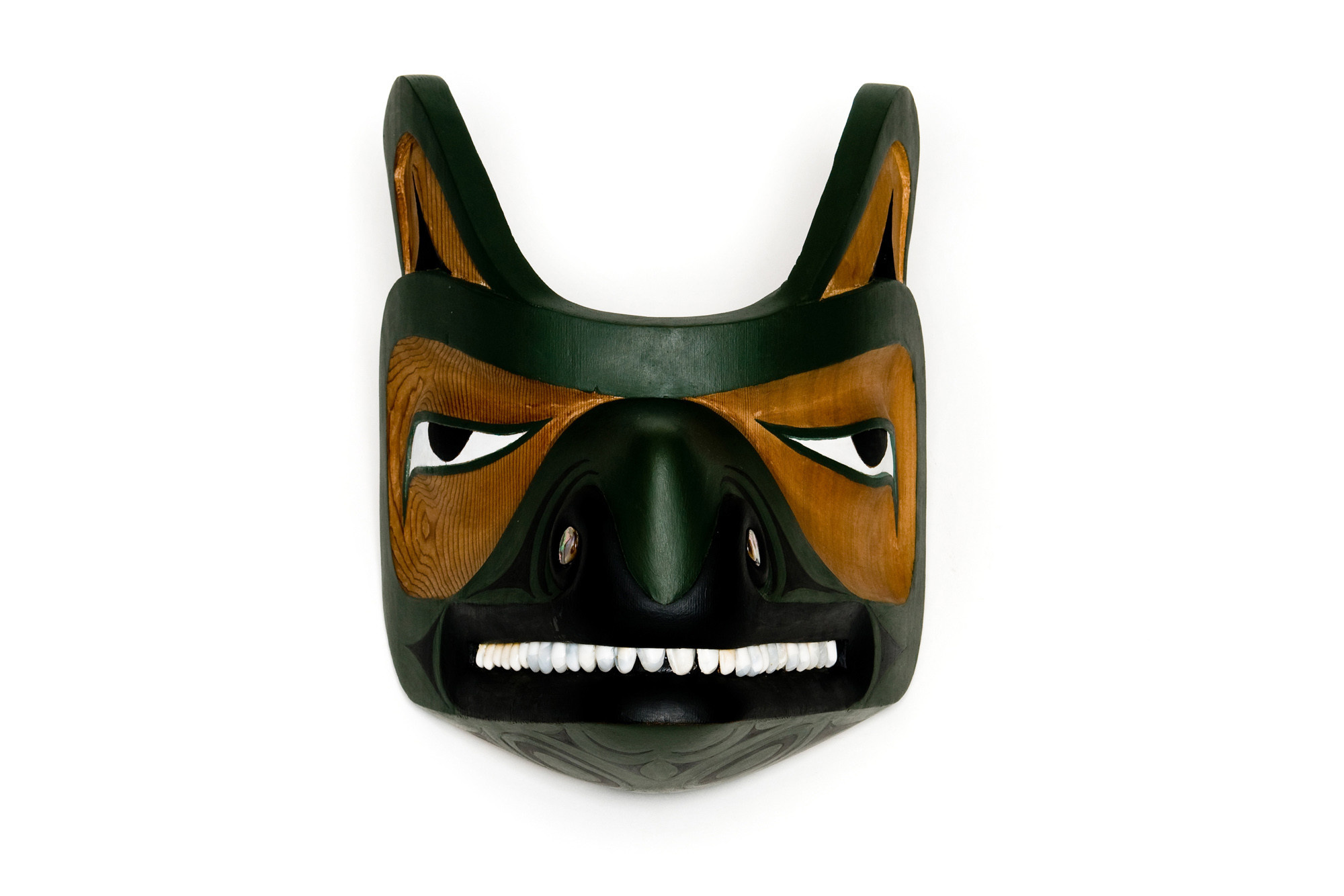 CUSTOM ORDER  Wolf Mask Coast Salish