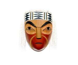 Coast Salish Osiam (Chief) Mask - Cheryl's Trading Post