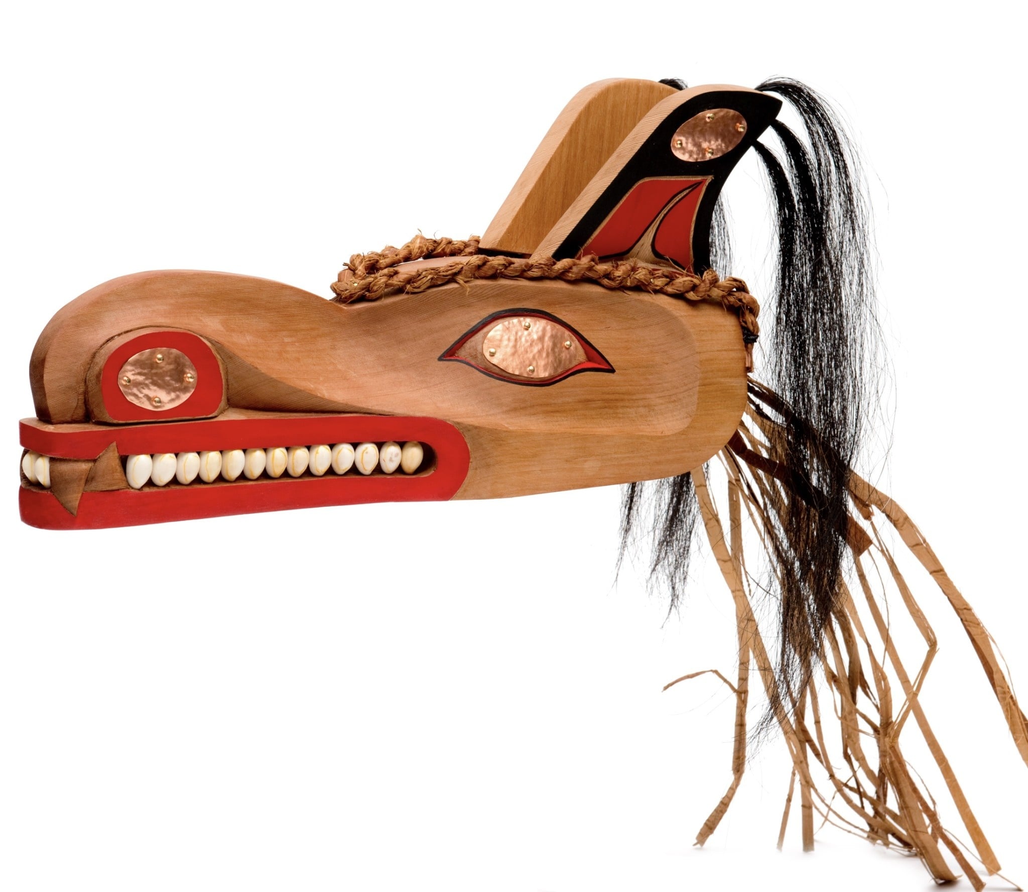 CUSTOM ORDER  Northwest Coast Wolf Headdress