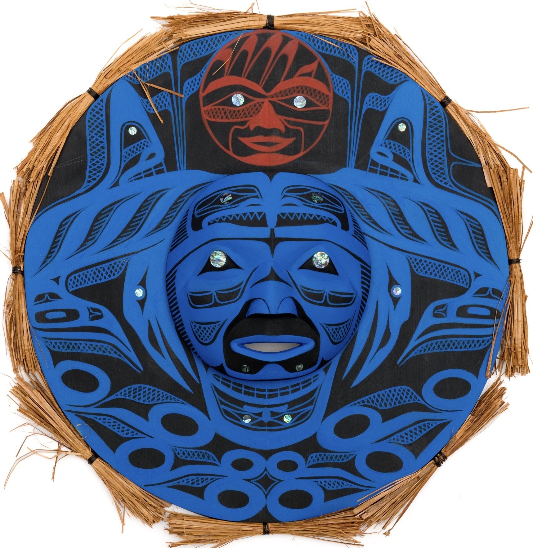 SOLD  Orca and Blood Moon Mask