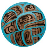 SOLD  Orca Blue Natural Cedar Wall Panel
