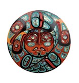 SOLD  Eagles Around the Sun  Wall Panel