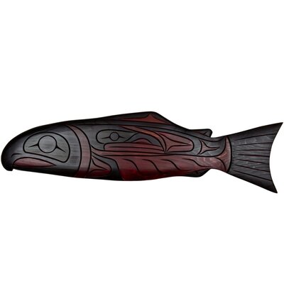 SOLD  Salmon Plaque (Squamish / Coast Salish).