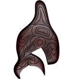 SOLD  Orca Carving by William Watts (Squamish / Coast Salish).