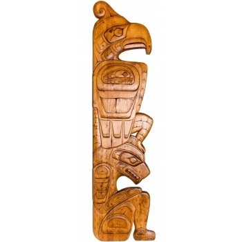 SOLD  West Coast Thunderbird & Bear Plaque