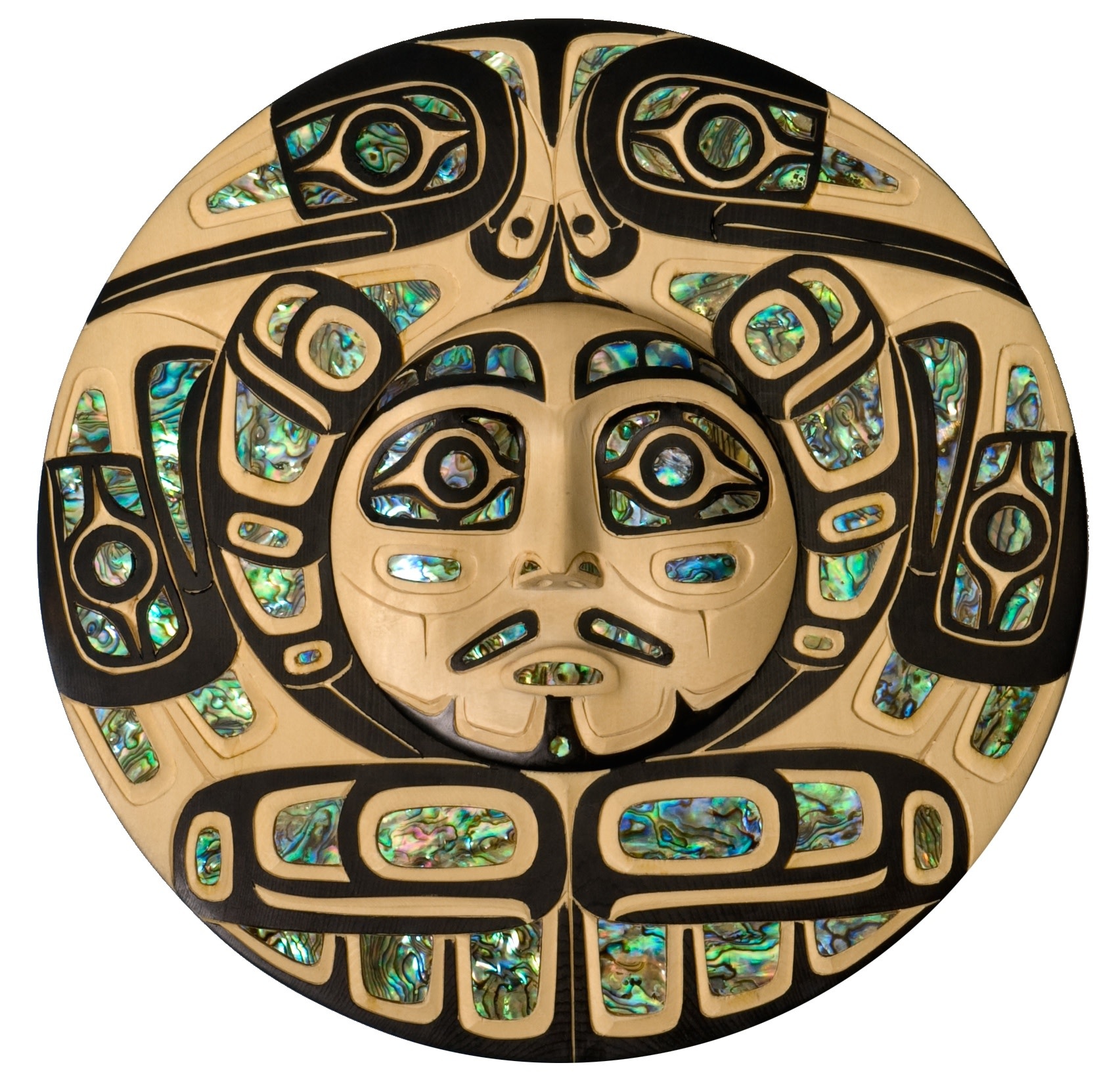 CUSTOM ORDER  Raven, Eagle Moon (Coast Salish).