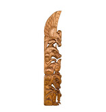 SOLD  Thunderbird, Wolf and Bear Wall Panel