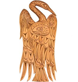 CUSTOM ORDER Coast Salish Heron Carving