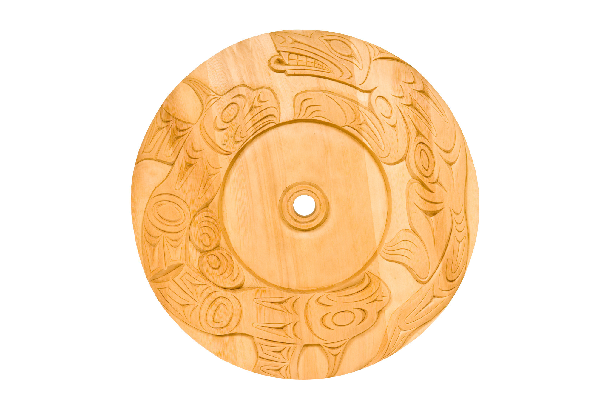 SOLD  Coast Salish Carved Spindle Whorl