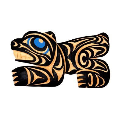 SOLD  Coast Salish Bear Plaque