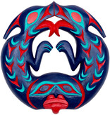 SOLD  Coast Salish Round Two Headed Sea Serpent