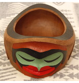 SOLD  Coast Salish Resting Human Bowl
