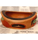 SOLD  Coast Salish Resting Human Bowl