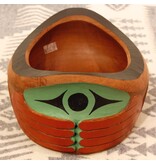 SOLD  Coast Salish Resting Human Bowl