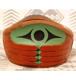 SOLD  Coast Salish Resting Human Bowl