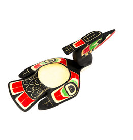 CUSTOM ORDER  Painted Loon Bowl (Kwakwaka'wakw).