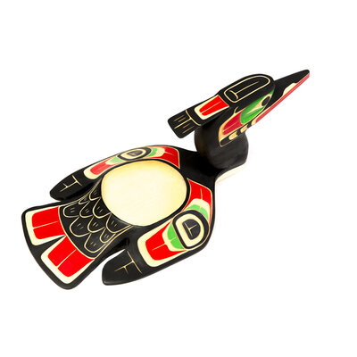 CUSTOM ORDER  Painted Loon Bowl (Kwakwaka'wakw).