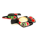 CUSTOM ORDER  Painted Loon Bowl (Kwakwaka'wakw).