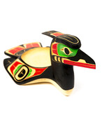 CUSTOM ORDER  Painted Loon Bowl (Kwakwaka'wakw).