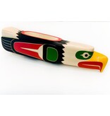 SOLD  Coast Salish Yellow Cedar Eagle Bowl