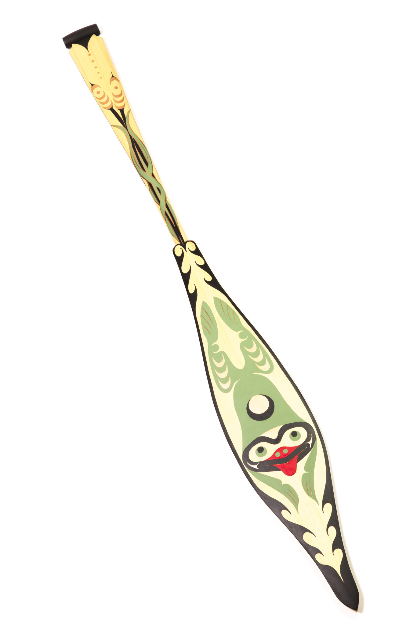 CUSTOM ORDER  Coast Salish Frog Paddle