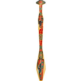CUSTOM ORDER  Two Sided Raven / Eagle Paddle