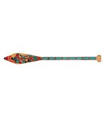 SOLD  Two Sided Wolf / Butterfly Paddle