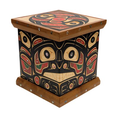 CUSTOM ORDER Northwest Coast  Bear, Raven Bentwood Box