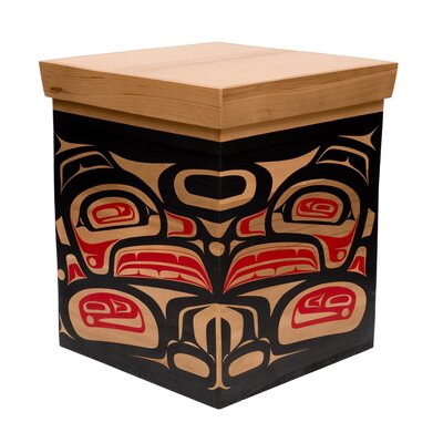 CUSTOM ORDER  Large Painted Haida Box