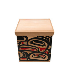 SOLD  Large Cedar Haida Eagle Box