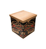 Large Cedar Haida Raven Box