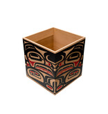 Large Cedar Haida Raven Box