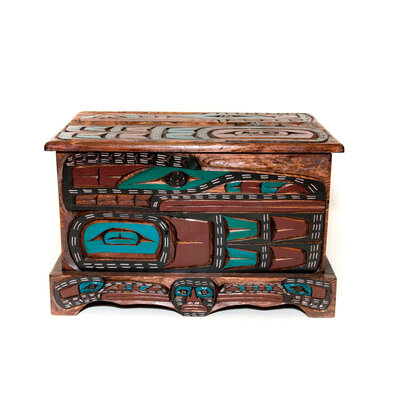 CUSTOM ORDER  Indigenous Raven Chest
